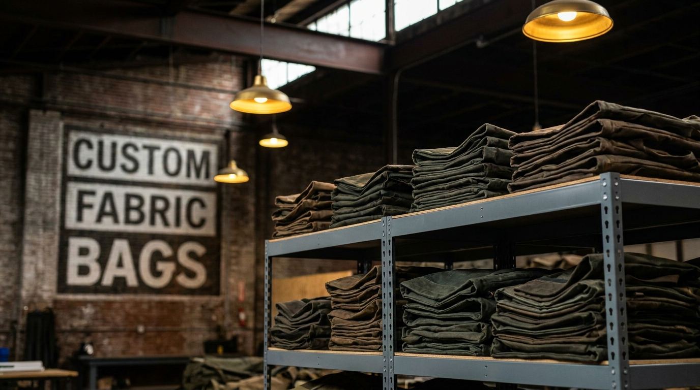 Custom fabric bags for automotive and industrial parts storage and shipping