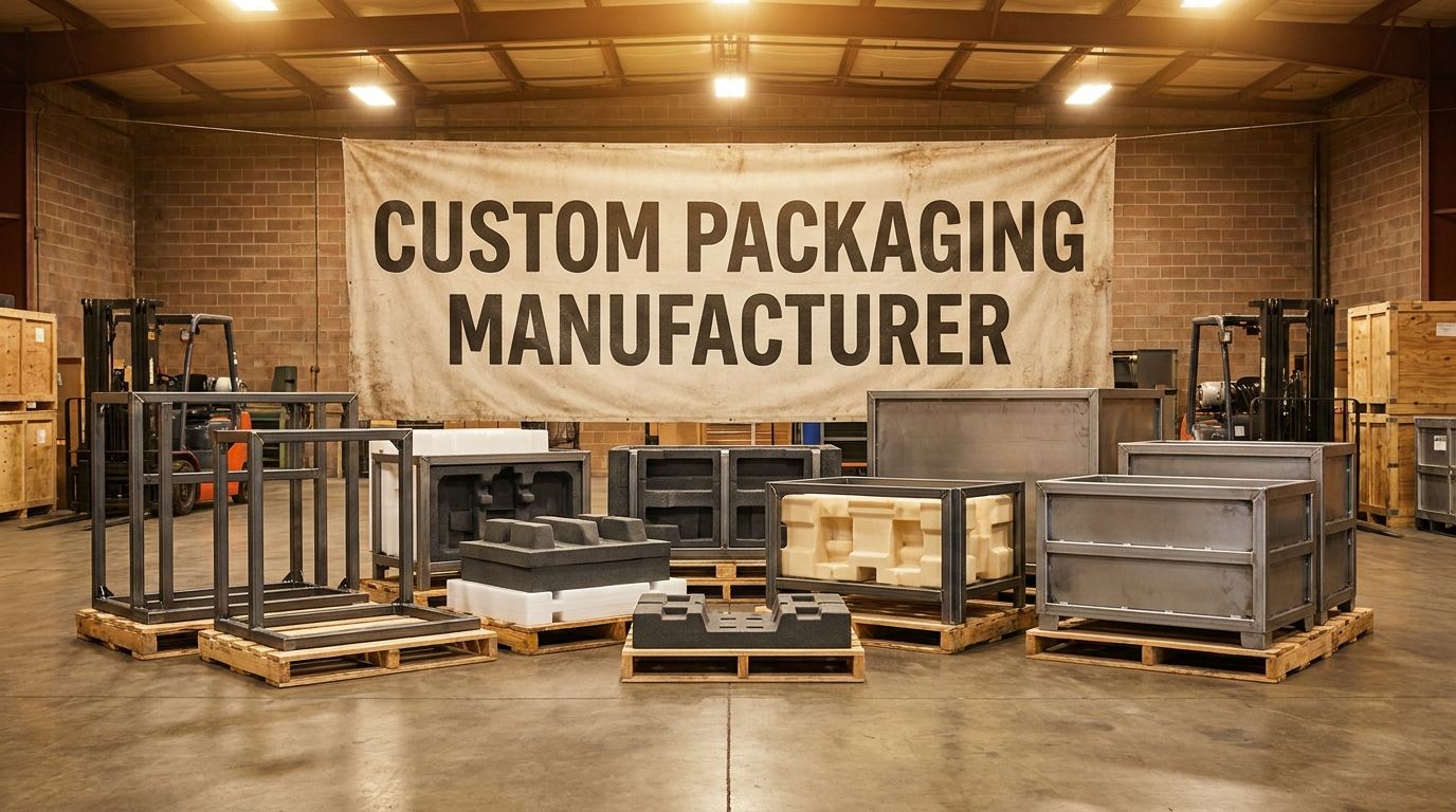 Custom packaging manufacturer producing steel, foam, and fabric shipping systems for automotive plants