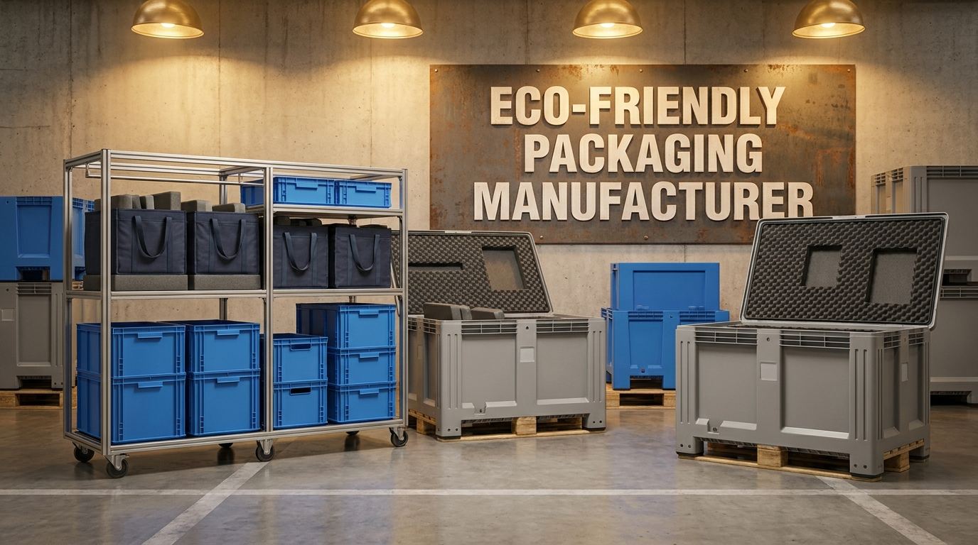 Eco-friendly packaging manufacturer custom reusable packaging systems for automotive and industrial manufacturers