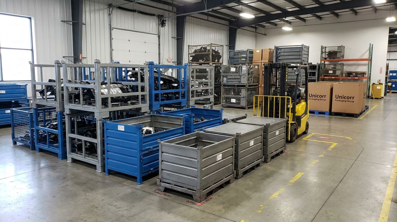 Unicorr Packaging Group custom returnable packaging systems for industrial manufacturers